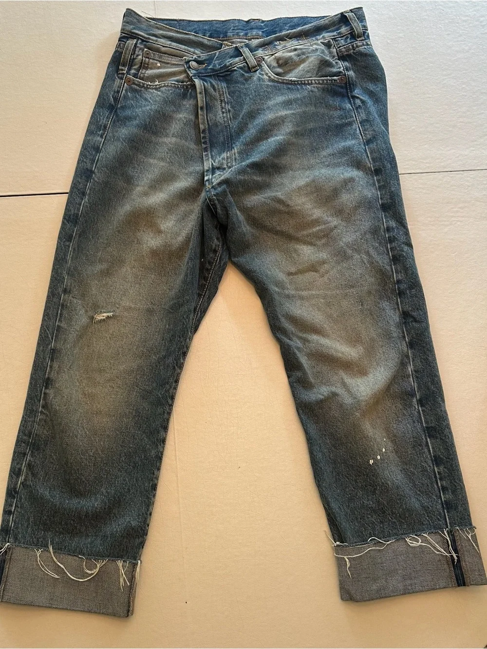 R13 Cross-Over Jeans - Jasper wash. sz 28 - Picture 1 of 9